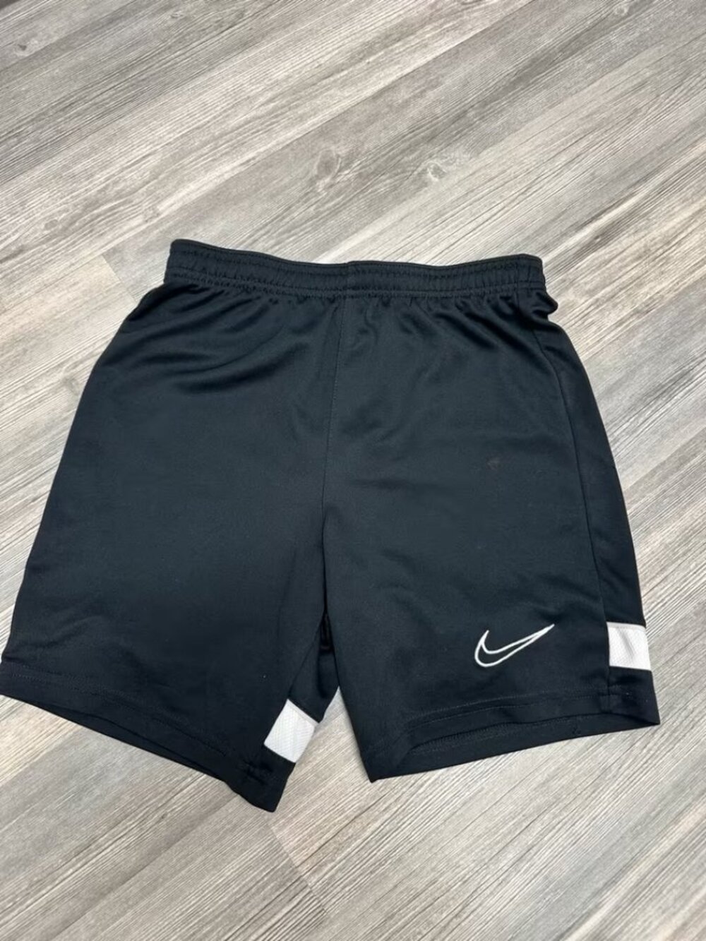 Nike Dri-FIT Academy Kids' Soccer Shorts — Black, US Youth Size 10, Good Pre-Own